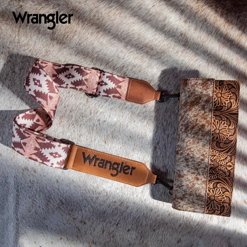 Miniatura 5 de Wrangler Strap Western Purse Straps Replacement Crossbody Handbag Adjustable Aztec Wide Guitar Strap