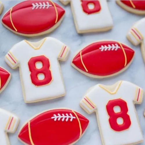 Miniatura 5 de JOB JOL Cortadores de galletas de fútbol 2 piezas, con jersey