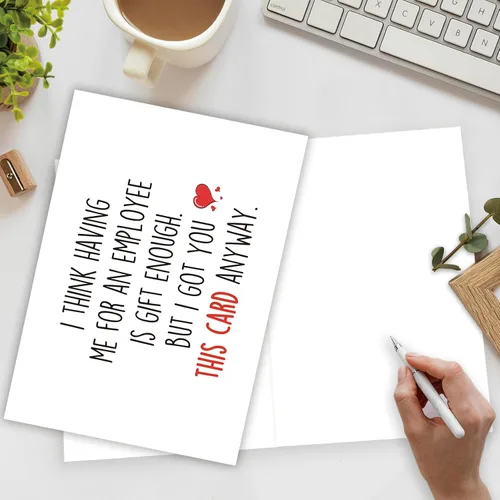 Miniatura 3 de Ziwenhu Regalos del día del jefe para hombres, tarjeta feliz del día del jefe para él, regalos divertidos para mujer, bonita tarjeta de cumpleaños