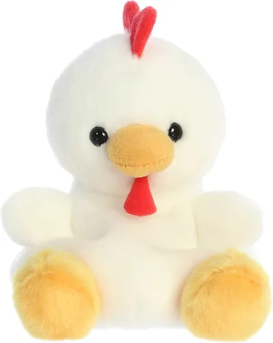Aurora Adorable animal de peluche Palm Pals Cooper Chicken, divertido peluche coleccionable para niños y adultos, perfecto para decorar habitaciones