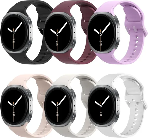Miniatura 17 de TiMOVO - Paquete de 6 correas deportivas compatibles para Samsung Galaxy Watch 8 40 mm 44 mm/Galaxy Watch 8 Classic 46 mm (2025), correa de repuesto