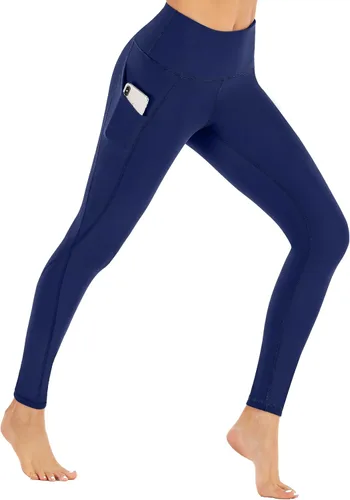 Miniatura 24 de Ewedoos - Leggings con forro de vellón y bolsillos para mujer, leggings térmicos de invierno para mujeres, pantalones de yoga y entrenamiento