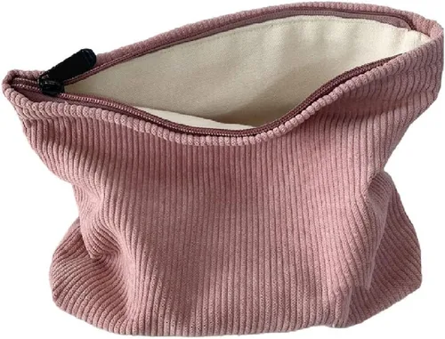 Miniatura 52 de SxoSyo Bolsas de cosméticos para mujer, bolsa de maquillaje grande, bolsa de viaje con cremallera, organizador de brochas de maquillaje para regalos