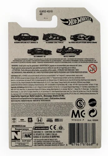 Miniatura 2 de Hot Wheels 2020 Camouflage Series 1/5 Azul Nissan Skyline H/T 2000GT-X