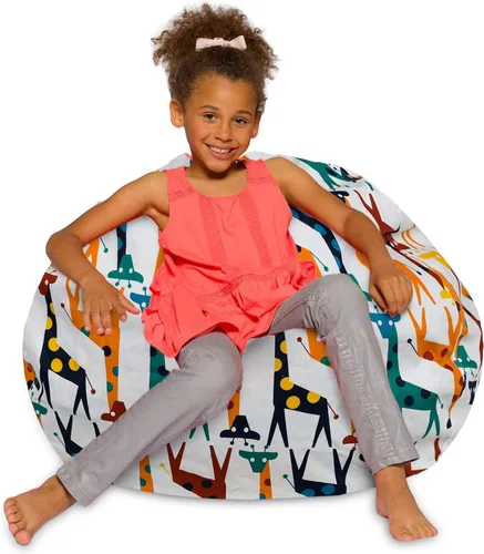Miniatura 56 de Posh Beanbags - Sillón puff Azul Rey Sólido