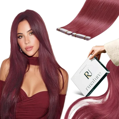 Miniatura 14 de RUNATURE Extensiones de cabello humano con punta en I Tip de 18 pulgadas, extensiones de cabello natural Remy para mujer, extensiones de cabello