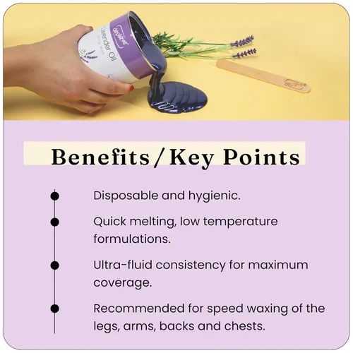 Miniatura 5 de Depileve Cera depilatoria – Cera de cuerpo completo con colofonia de perlas – Ideal para piel seca y descamada – Perlas de cera suave y suave – Cera