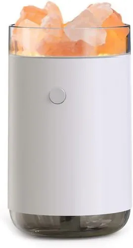 Miniatura 8 de Humidificador de aromaterapia de cristal portátil USB Aroma Difusor de aceite esencial Humidificador de aire con lámpara de atmósfera Hogar (azul)