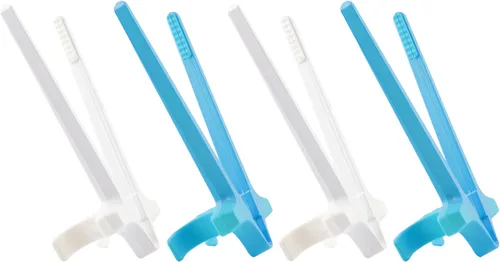 Miniatura 10 de Palillos de dedo para jugadores - 4 piezas de palillos para jugadores, agarre de bocadillo, herramienta para chips, herramienta para chips con dedos