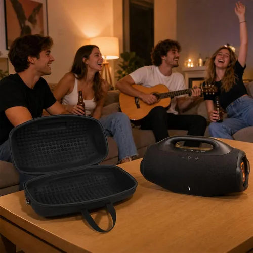 Miniatura 9 de COMECASE Estuche rígido de viaje para JBL Boombox 3/2 - Potente altavoz Bluetooth Boombox impermeable (solo caja)