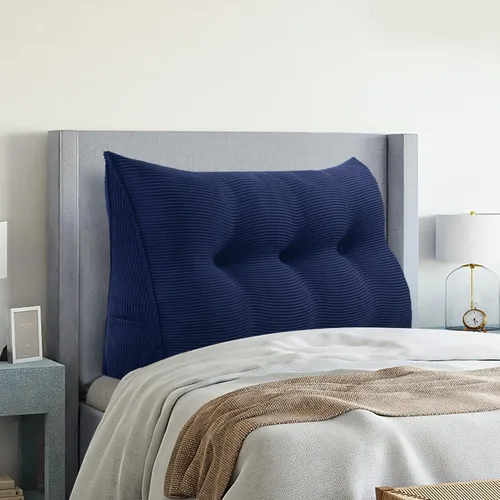 Miniatura 12 de VERCART Almohadas de cuña para cabecero de cama, almohada de cuña para cabecero, almohada triangular, almohadas de cuña, almohada con funda Café