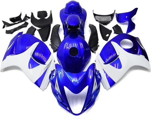 Miniatura 193 de Kit de carenado de inyección azul, negro y blanco para Suzuki GSXR600 GSX750 2006 2007 GSXR 600 GSX-R750 06 07 ABS Carenado de plástico completo