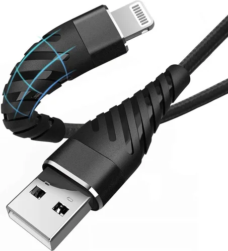 Miniatura 13 de Cable de carga para iPhone de 3 pies para [certificado MFi de Apple], (paquete de 2) cable Lightning CyvenSmart de 3 pies, cable de carga rápida