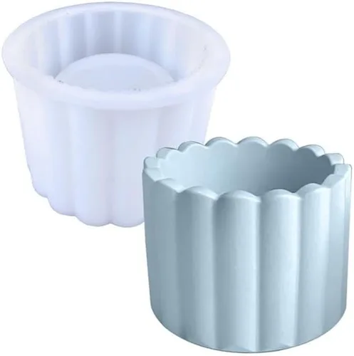 Miniatura 10 de Molde de silicona para macetas de concreto, molde de silicona para suculentas, molde de fundición de resina para macetas suculentas de bricolaje