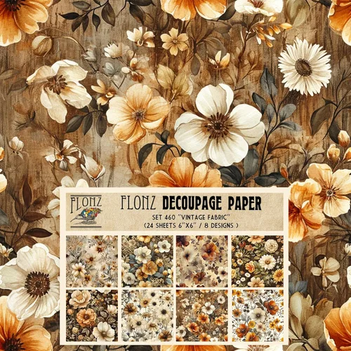 Miniatura 12 de Decoupage - Paquete de papel (24 hojas de 6 x 6 pulgadas), seda y oro, papel de patrón de estilo vintage para decoupage, manualidades y álbumes