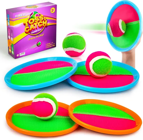Juguetes al aire libre para niños, juego de tirar y atrapar, patio exterior, campamento, playa, piscina, juegos para niños y niñas de 3, 4, 5, 6, 7,