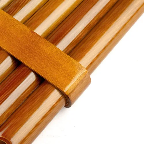 Miniatura 9 de 15 Tubos Brown Pan Flauta G Key Instrumento musical tradicional chino Tubos de instrumentos de viento de madera (mano derecha)