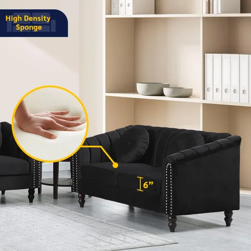 Miniatura 4 de Beverly Fine Furniture Juego de sala de estar de 3 piezas