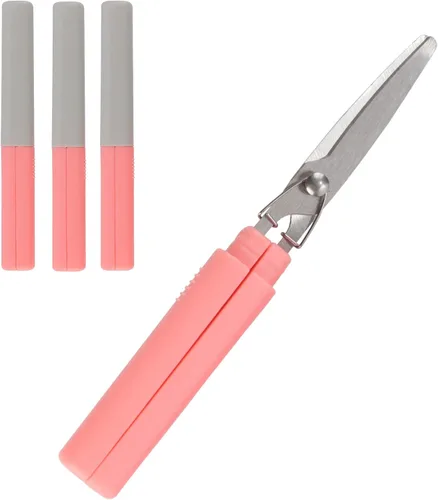 Miniatura 14 de Mini Pen Tijeras portátiles de seguridad de viaje – Gatito de jardín, gatito juguetón y cachorro de chef – 1 par cada uno