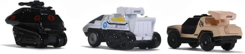 Miniatura 7 de Jada Toys GI Joe 32083 - Paquete de 3 autos de 1.65 pulgadas, juguetes para niños y adultos (32083)