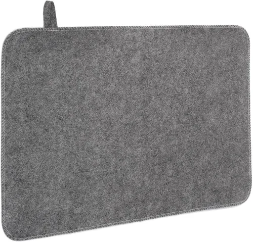 Miniatura 7 de Dioche Cojín de fieltro para sauna, aislamiento térmico para sauna, baño, casa, ducha, portátil, absorbente de agua, para hombres y mujeres