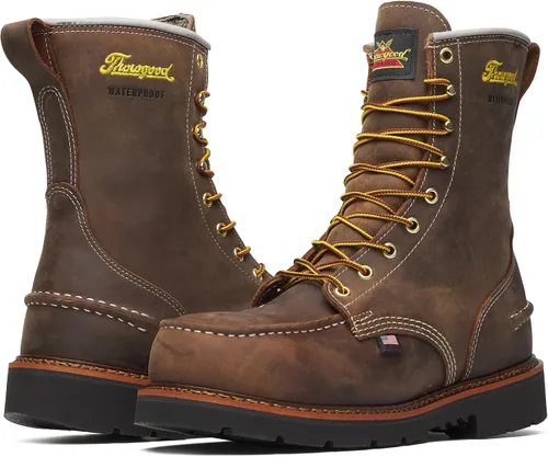Miniatura 3 de Thorogood - Bota de seguridad impermeable con puntera de mocasín, suela MAXWear90, serie 1957, para hombre, 8.0 pulgadas
