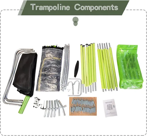 Miniatura 8 de Merax Merax Trampoline Verde
