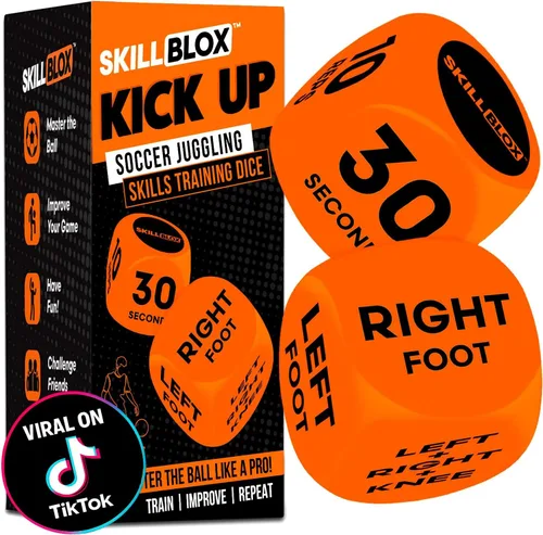 Miniatura 7 de Skill Blox Regalo de fútbol para niños - Dados de entrenamiento de tiro ShotMaster - Divertido juego de entrenamiento de tiro de fútbol para niños