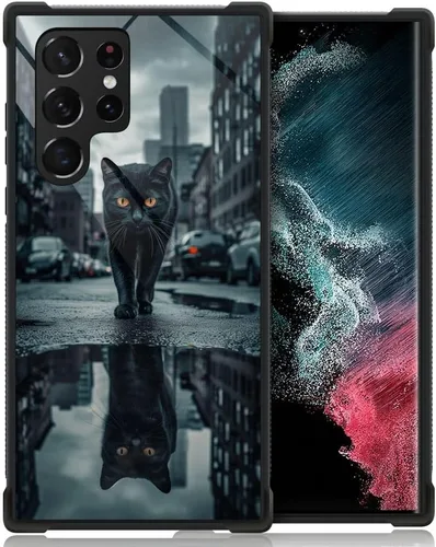 Miniatura 363 de CARLOCA Funda compatible con Samsung Galaxy S22 Ultra, diseño gráfico de Star Howling Wolfs Samsung Galaxy S22 Ultra, diseño gráfico, a prueba