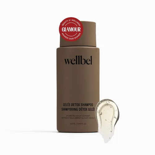 Miniatura 2 de WELLBEL Gelée Detox Shampoo - Desintoxicación del cuero cabelludo con pH equilibrado, exfolia y elimina suavemente la acumulación, probado por