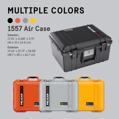 Miniatura 11 de Pelican Air 1557 - Funda con separadores acolchados, color negro