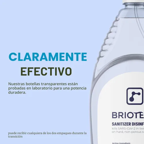 Miniatura 6 de BRIOTECH Desinfectante de ácido hipocloroso, mata el 99.99% de los virus y bacterias, elimina el olor, suave, control de moho, para dormitorios