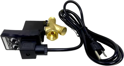 Miniatura 2 de Válvula de drenaje automática electrónica G1/2" 1,6 MPa, drenador automático para tanque de aire o secador de aire, CA 110V 50Hz con enchufe de EE.