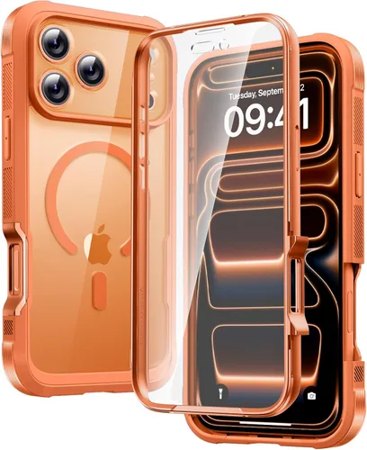 Miniatura 218 de Diaclara - Funda compatible con iPhone 11, carcasa resistente de cuerpo completo con protector de pantalla integrado sensible al tacto y Transparente