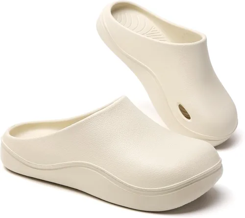 Miniatura 4 de Eliogn Zapatos de trabajo antideslizantes para hombres y mujeres, resistentes al aceite, zapatos de chef, ligeros, cómodos, sin cordones