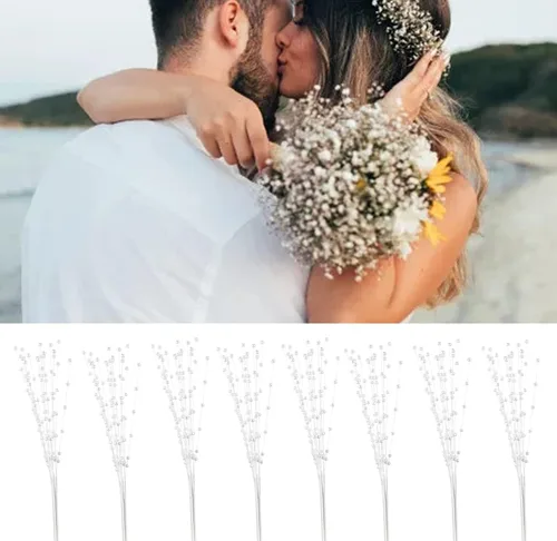 Miniatura 3 de BetterJonny - 100 palitos de perlas, cuentas de 0.118 pulgadas (0.118 in), cuentas creativas de tallos de perlas, tallos de cuentas florales