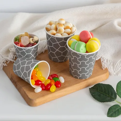 Miniatura 7 de Paquete de 600 vasos de papel de 3 onzas, vasos de baño pequeños desechables para enjuague bucal, mini vasos de papel para baño, fiesta, picnic