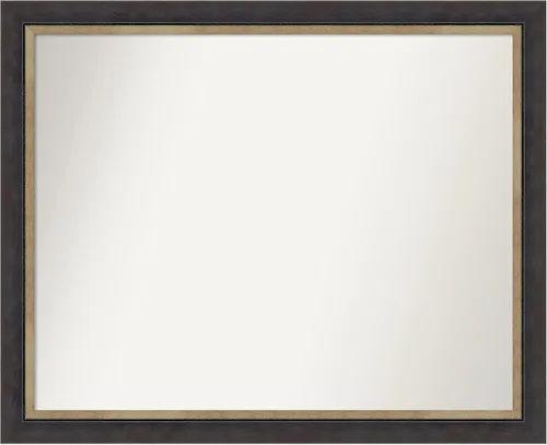 Miniatura 242 de Amanti Art Espejo personalizado, espejo de baño negro Astor, espejo de pared o espejo de tocador de baño sobre el fregadero (25 x 25 pulgadas)