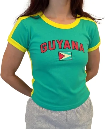 Miniatura 14 de Colombia Baby Tee Verano Crop Tops Y2k Ropa México Jersey 90s Graphic Tee 2000s Salir