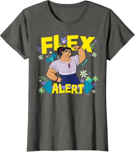 Miniatura 8 de Disney Encanto Luisa Madrigal Flex Alert Camiseta, Negro