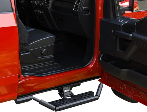 Miniatura 9 de APS iBoard - Estribos para F-150 cabina extendida de 2 puertas completas y 2 puertas suicidas