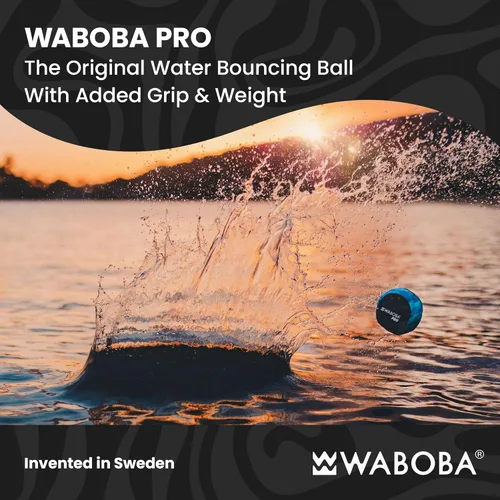 Miniatura 2 de Waboba Juguete de pelota de saltar agua para juegos de piscina y playa, regalo de pelota de rebote de agua para niños y adolescentes - Líneas Líneas