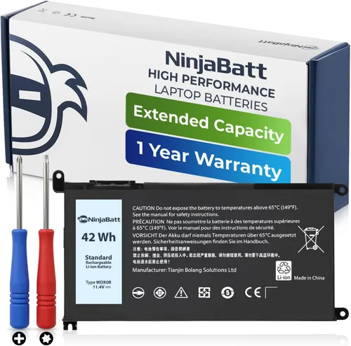Batería NinjaBatt para Dell WDX0R P69G Inspiron 15/13 5000/7000 Series 5570 5567 7579 5578 5568 7569 5579 5565 7573 7378 5378 7368 5379 5368 7375 -