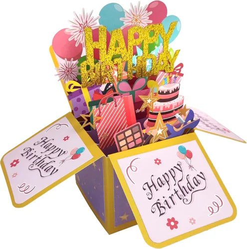 Miniatura 9 de ROBBEAR Tarjeta emergente, tarjeta de felicitación 3D de mariposa y flor con sobre para cualquier ocasión, cumpleaños, día de la madre, aniversario