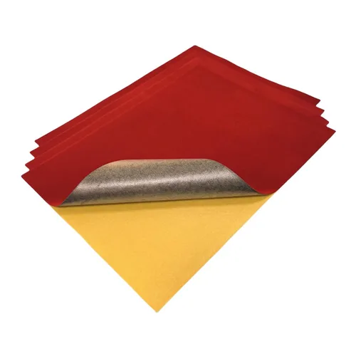 Miniatura 18 de 4 hojas de terciopelo autoadhesivas, tela flocada autoadhesiva para cajones de joyas, forro de caja de almacenamiento (4 piezas, negro)