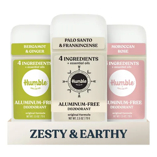 Miniatura 37 de HUMBLE BRANDS - Formula original de desodorante sin aluminio Control de olores, larga duración, bicarbonato de sodio, aceites esenciales, sutil