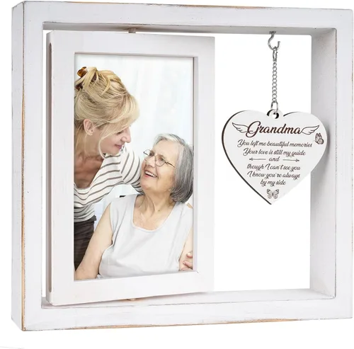 Miniatura 8 de Vetbuosa Regalos conmemorativos para la pérdida del abuelo, marco de fotos de condolencia, regalos de condolencia por pérdida del abuelo, regalo