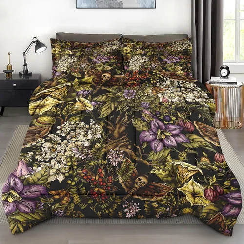 Miniatura 16 de Pamnest Juego de edredón tamaño Twin, ropa de cama suave retro vaquera occidental de 2 piezas para niños y adultos, juego de edredón estético