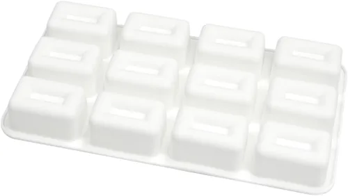 Miniatura 3 de mostsom Moldes de silicona para mousse de 12 cavidades, forma rectangular 3D, para chocolate, trufa, mousse, pastel, postre, moldes para hornear