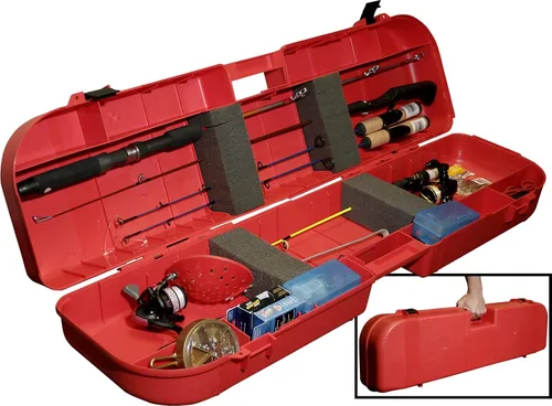 Miniatura 2 de MTM caja para cañas de pesca en hielo, color rojo